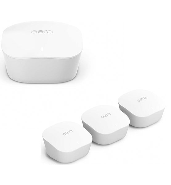 Amazon eero internet booster mesh WiFi system – router for whole-home coverage (3-pack) shop mart store best amazon product online shopping website