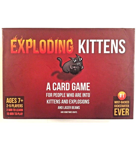Exploding Kittens Card Game - Family-Friendly Party Games - Card Games For Adults, Teens & Kids shop mart store best Amazon product online shopping website