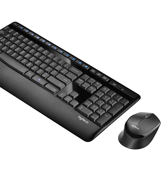logitech wireless keyboard and mouse Logitech MK345 Wireless Combo – Full-sized Keyboard with Palm Rest and Comfortable Right-Handed Mouse shop mart store best amazon product online shopping website