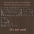 136-Key Rgb Backlit Wooden Patten Keycaps Set - Dye-Sub Pbt, Cherry Profile For Cherry Mx Mechanical Gaming Keyboards