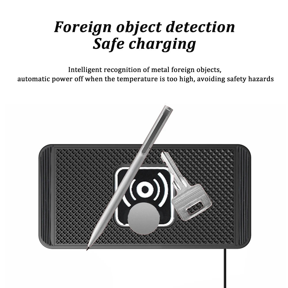Wireless Charger Can Cut 15W Intelligent Automatic Sensing Suitable For Android, Huawei Fast Charging, Car Home Charger