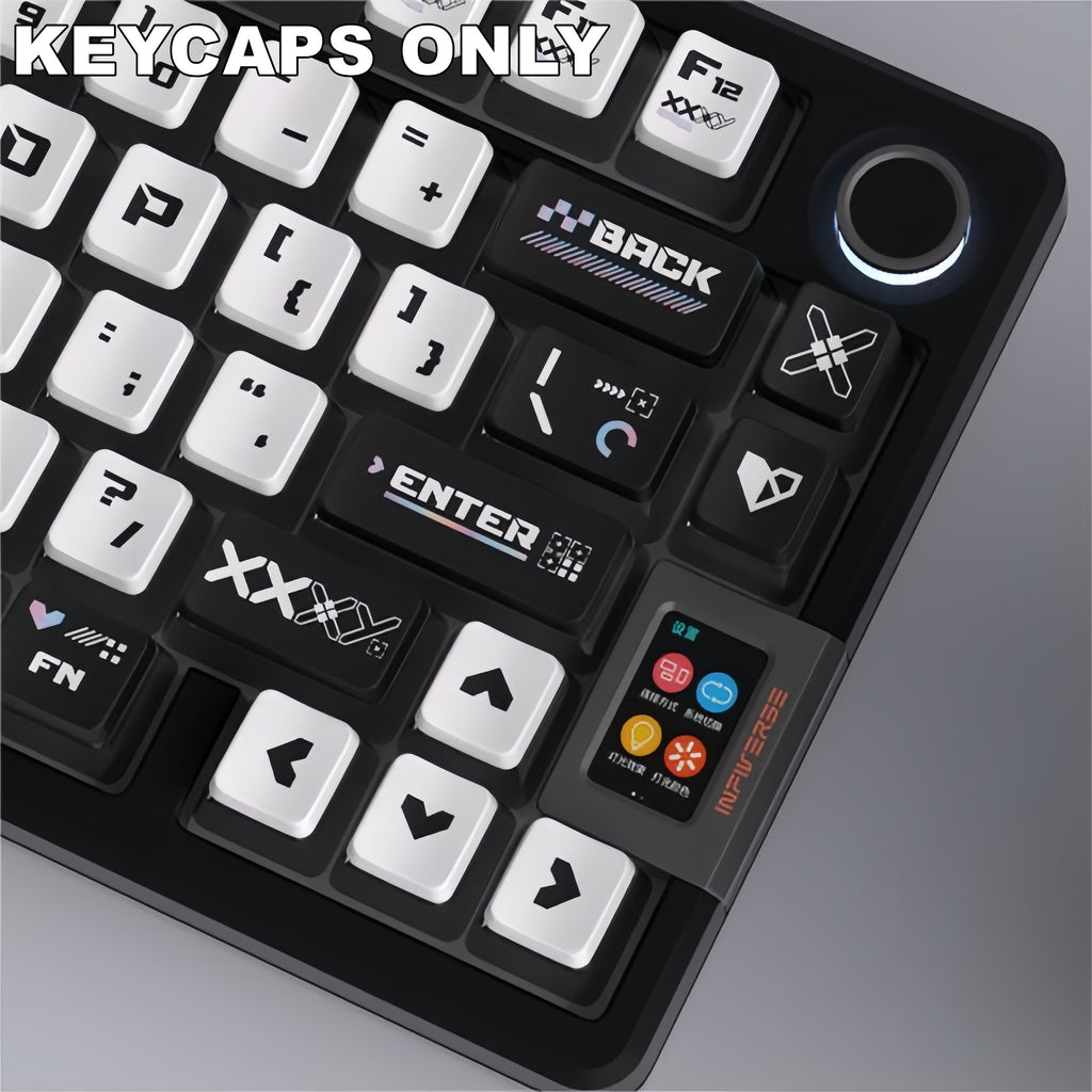 Premium 122-Key PBT Keycap Set for Mechanical Gaming Keyboards - OEM Profile, Dye-Subbed Legends, Compatible with All ANSI Layouts, Includes Puller & Box